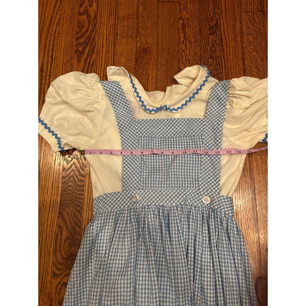 Vintage Handmade Dorothy Wizard of Oz Costume Gingham Dress XS Cosplay Halloween - Picture 4 of 6